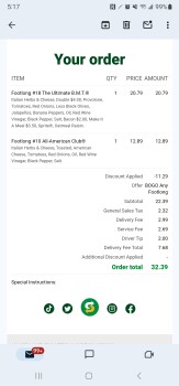 Consumer Review - Food Safety Subway, State Highway 121 Bypass, Lewisville, TX, USA I purchased 2 sandwiches on Thursday 5/9/2024... photo #3