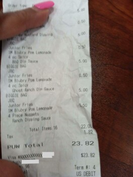 Consumer Review - Food Safety Wendy's, 1225 Gessner Road, Houston, TX, USA May 21, 2024
I ordered a biggie meal from Wendy’s on T... photo #1