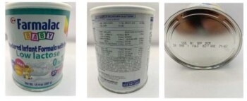 Reclame de Alimentos Crecelac & Farmalac Infant Formula - recalled due to non-compliance with FDA’s infant formula regula... foto #4