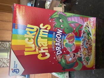 Reseña del consumidor - Seguridad alimentaria Lucky Charms, H.G. Hill Food Store, Pleasant View, TN, USA Today Lucky Charms Cereal with Almond Mil... foto #3