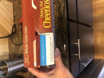 Consumer Review - Food Safety Honey Nut Cheerios, Target, 5th Street, Alameda, CA, USA I’ve eaten Honey Nut Cheerios 3x in the las... photo #1