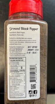 نذكر الطعام Baraka Ground black pepper - recalled due to Salmonella UBC Food Distributors is recalling the Barak... صورة فوتوغرافية #1