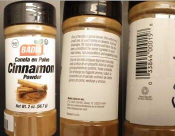 Outbreak Consumer Alert for Badia Spices Inc. Ground Ginger and Cinnamon due to Lead Levels. New York State D... photo #2