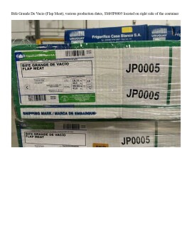 Food Recall Fricasa Frozen Raw Beef Products - recall due to not being inspected in the USA South American Meat... photo #9