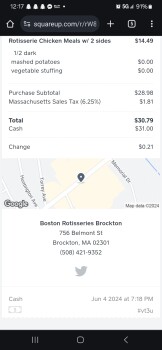 Avaliação do consumidor - Segurança alimentar Boston Market, Belmont Street, Brockton, MA, USA First the restaurant had an odd oder upon walking i... foto #1