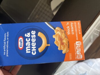 Consumer Review - Food Safety Kraft Mac AND Cheese, Massapequa, NY, USA I ate Kraft Mac and cheese from a box and threw up immedia... photo #2