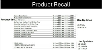 Food Recall The Real Wrap Company recalls ready-to-eat products due to Listeria contamination The Real Wrap Comp... photo #5