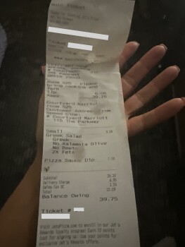 Consumer Review - Food Safety Jet's Pizza, The Parkway, Greer, SC, USA I am working out of town and I stay at the Marriott on the... photo #2