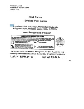 Food Recall Health Alert: Pork And Beef Bacon Products due to exceeded Sodium Nitrite FSIS has issued a public h... photo #4
