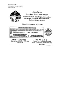 Food Recall Health Alert: Pork And Beef Bacon Products due to exceeded Sodium Nitrite FSIS has issued a public h... photo #6