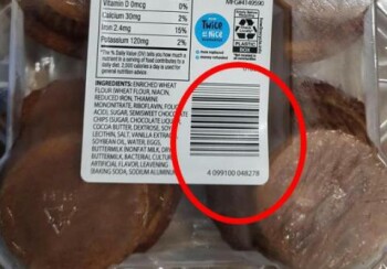 Food Recall Aldi Bake Shop Bakery Chocolate Chip Muffin- recalled due to undeclared walnut FGF Brands Inc of Tor... photo #3
