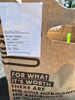 مراجعة المستهلك - سلامة الغذاء Shake Shack Chesterfield, Chesterfield Airport Road, Chesterfield, MO, USA Got Burger and fries Frid... صورة فوتوغرافية #3