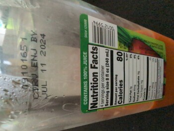 Consumer Review - Food Safety Trader Joe's, Northeast 10th Avenue, Salmon Creek, WA, USA Purchased and drank some Trader Joe's Org... photo #1