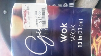 Consumer Food Safety Report T.J. Maxx, Arizona 69, Prescott Valley, Arizona, USA I purchased a wok, at T.J.Maxx in Prescott Vall... photo #2