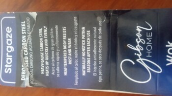Consumer Food Safety Report T.J. Maxx, Arizona 69, Prescott Valley, Arizona, USA I purchased a wok, at T.J.Maxx in Prescott Vall... photo #5