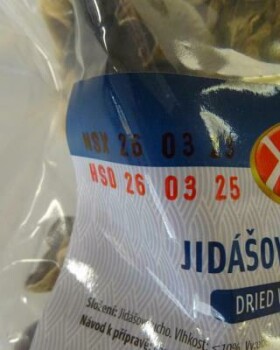 Food Recall Abest JUDAS'S EAR DRIED recalled due to Bacterium Bacillus Cereus OD ANDY s.r.o., a food company bas... photo #3