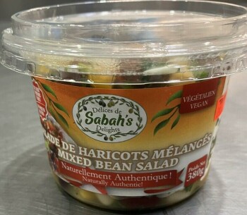 Reclame de Alimentos Délices de Sabah Inc. Mixed Bean Salad recalled due to E. Coli The Ministère de l'Agriculture, des P... foto #2