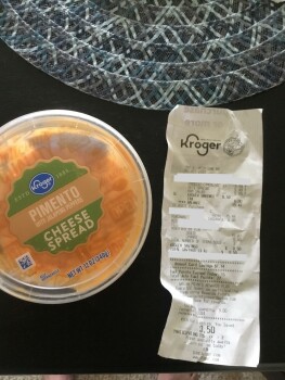 Consumer Review - Food Safety Kroger, East Michigan Road, Shelbyville, IN, USA I bought Kroger brand pimento cheese at krogers on... photo #2