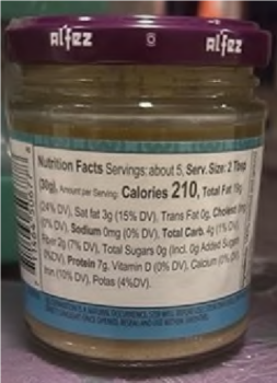 Food Recall Al'Fez Tahini - recalled due to contaminated with Salmonella in USA AB World Foods US, Inc. is volun... photo #3