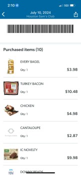 Verbraucherbewertung – Lebensmittelsicherheit Sam's Club, 13600 East Fwy, Houston, TX 77015, USA I bought rotisserie chicken 7/10 and had food poi... Foto #2