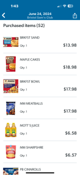 Consumer Review - Food Safety Sam's Club, Market Center, Bristol, VA, USA Purchased June 24, 2024. Kept in freezer. Had one last w... photo #2