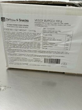 Food Recall Délices & Snacks Preparation based on vegetables recalled due to Undclared Allergens Délices & Snack... photo #3