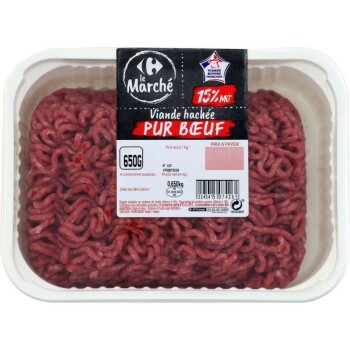 Food Recall Carrefour Le Marché Ground Steak and Pre Beef Ground Meat recalled due to E. Coli Carrefour France h... photo #2