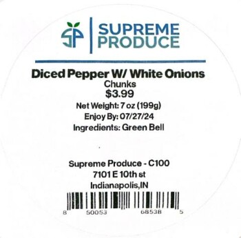 Food Recall Supreme Produce Vegetable products - recalled due to Listeria monocytogenes Supreme Service Solution... photo #19