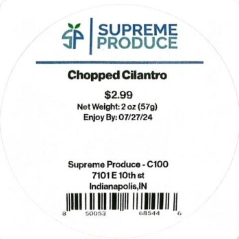 Food Recall Supreme Produce Vegetable products - recalled due to Listeria monocytogenes Supreme Service Solution... photo #17