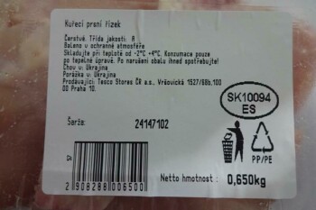 Reclame de Alimentos Chicken breast steak recalled due to Salmonella In a recent inspection at Tesco Stores CR in Tachov,... foto #3