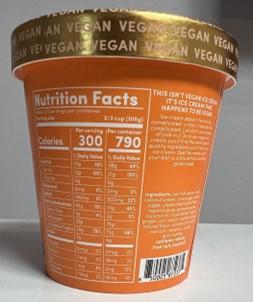 Food Recall Van Leeuwen Non Dairy Frozen Dessert - recalled due to undeclared allergen Van Leeuwen Ice Cream of... photo #2