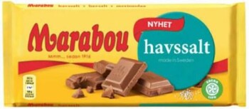 Food Recall Marabou Sea Salt Chocolate Bar - recalled due to undeclared allergen BonBon - A Swedish Candy Co. of... photo #1