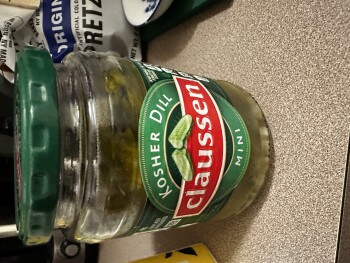 Consumer Food Safety Report Claussen pickles, Market Basket, Everett Avenue, Chelsea, Massachusetts, USA Claussen mini pickles t... photo #3
