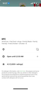 Consumer Review - Food Safety KFC, 720 Northwest 37th Avenue, Miami, FL, USA 17th July 2024 I think the lemonade I had a delirious... photo #2