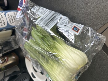 Avaliação do consumidor - Segurança alimentar Pak Choi, ALDI, Scott Rd, Luton LU3 3BF, UK bought 2 packs of pachoi and only the food we ate 2days... foto #2