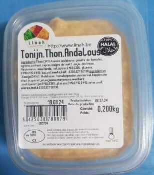 Food Recall LINAH surimi and Andalusian tuna salads recalled due to Listeria European Halal Food SPRL is recalli... photo #2