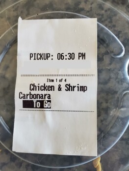消费者评论 - 食品安全 Uber Eats, Olive Garden Italian Restaurant, West Cheyenne Avenue, Las Vegas, NV, USA I ordered via U... 照片 #2