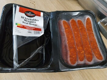 Reseña del consumidor - Seguridad alimentaria ALDI, Rue de Châtillon, École-Valentin, France Hier soir Merguez Je ne suis pas toute seule à avoir... foto #2