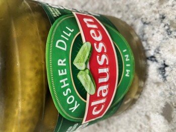 Avis du consommateur - Sécurité alimentaire Claussen Minis Pickles, Walmart Neighborhood Market, Bee Ridge Road, Sarasota, FL, USA Purchased Cla... photo #2