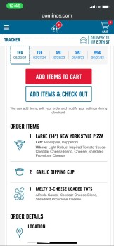 Verbraucherbewertung – Lebensmittelsicherheit Domino's Pizza, Lincoln Way, Ames, IA, USA Ordered Thursday evening. Knew right away the food wasn’t... Foto #4