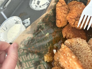 Consumer Review - Food Safety Wingstop, East Court Street, Seguin, TX, USA Today, 8/25/2024 

I had 20 piece boneless hot honey,... photo #1