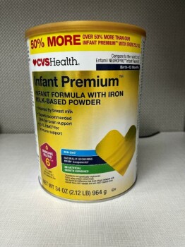 Rappel d'aliments CVS Health and HEB Baby Premium Infant Formula - recalled due to elevated levels of Vitamin D CVS He... photo #1