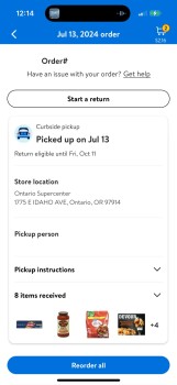 Reseña del consumidor - Seguridad alimentaria Walmart Supercenter, East Idaho Avenue, Ontario, OR, USA I purchased the great value Italian meatbal... foto #2