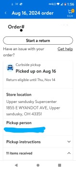 Avaliação do consumidor - Segurança alimentar Walmart Supercenter, East Wyandot Avenue, Upper Sandusky, OH, USA I was eating the fruit and tasted... foto #3