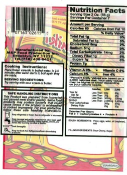 Food Recall M&P Food Production Ltd. recalled their Products -  due to undeclared allergen M&P Food Production L... photo #9