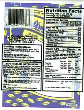 Food Recall M&P Food Production Ltd. recalled their Products -  due to undeclared allergen M&P Food Production L... photo #15