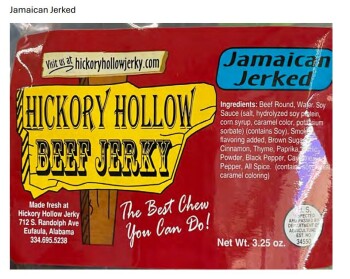 Food Recall Hickory Hollow Jerky Recalls RTE Jerky Products due to produced without inspection Hickory Hollow Je... photo #1