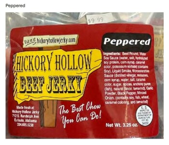Food Recall Hickory Hollow Jerky Recalls RTE Jerky Products due to produced without inspection Hickory Hollow Je... photo #4