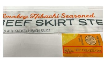 食品召回 Rock River Cattle Co. Smokey Hibachi Skirt Steaks - recalled due to undeclared allergen Skylark Meat... 照片 #2