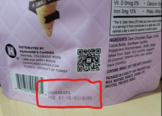 食品召回 Hammond’s Dark Chocolate Filled Mini Waffle Cones - recalled due to undeclared milk Hammond’s Candie... 照片 #3